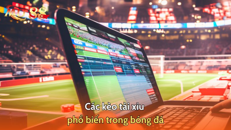 Các kèo tài xỉu phổ biến trong bóng đá